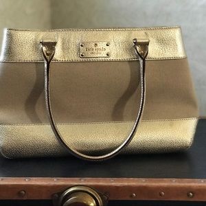 Gold Kate Spade Purse
